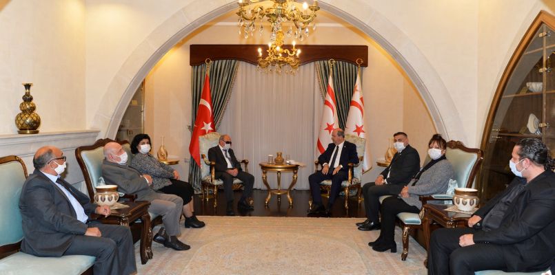KKTC Cumhurbaşkanlığı - Cumhurbaşkanı Tatar, Kıbrıs Türk Engelliler Federasyonu’nu kabul etti