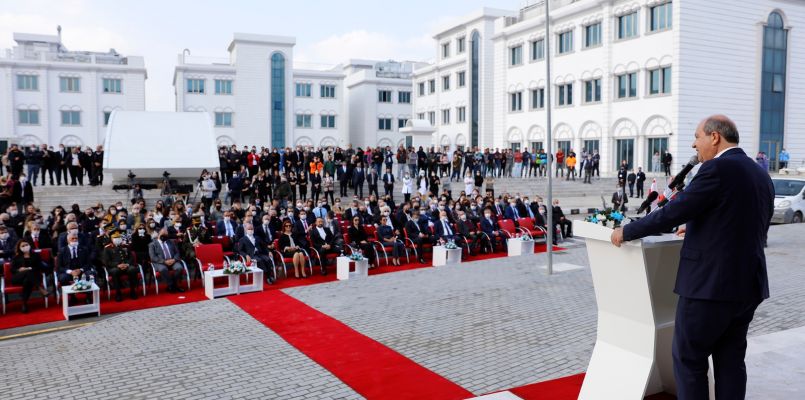 KKTC Cumhurbaşkanlığı - Cumhurbaşkanı Tatar, Girne Üniversitesi Büyük Kütüphane’nin ve Girne Üniversitesi Kültür ve Kongre Sarayı’nın açılışını gerçekleştirdi