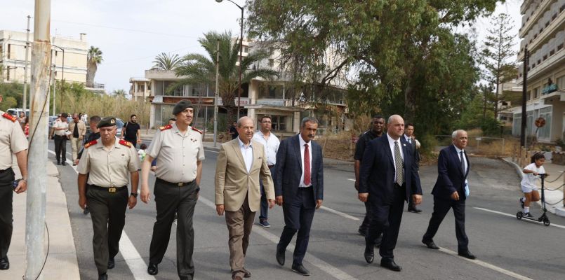 KKTC Cumhurbaşkanlığı - Cumhurbaşkanı Ersin Tatar, açılımının üçüncü yıl dönümünde Maraş’ı ziyaret etti 